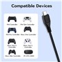 Câble de Chargement USB vers Micro USB pour Manette PS4/PS4 Slim/PS4 Pro