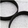 ECSiNG 2X HTD 252-3M-18 Courroies Synchrones en Caoutchouc à Boucle Fermée 84 Dents Courroies de Distribution 3 mm Pas 18 mm Lar