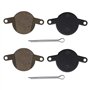 ECSiNG 2 Paires Plaquettes de Frein à Disque de Vélo Semi-métalliques en Résine Compatibles avec Magura Clara 3.1 3.2 Louise 3.1