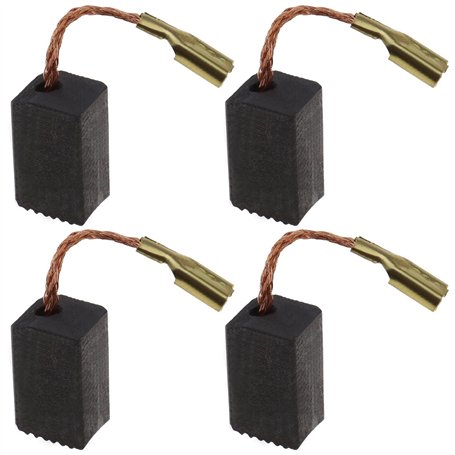 ECSiNG 2 Paires Balais de Charbon pour Meuleuse d'angle 6.3x8x13.5mm Compatible avec Ryobi EAG950RB EAG750RS 115 125 D54 Pièce d