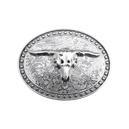 Boucle de Ceinture Longicorne Boucle de Ceinture Western Boucles de Ceinture Cow-Boy Rétro Cool pour Hommes et Jeunes Convient p