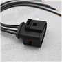 ECSiNG Lot de 2pcs Connecteurs de Bobine d'allumage 4 Broches pour Voiture 1J0973724 Compatible avec Audi Compatible avec Skoda