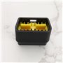 ECSiNG Adaptateur de Connecteur d'extension de Diagnostic OBD2 OBD II 16 Broches Mâle à Femelle Prise d'extension de Diagnostic 