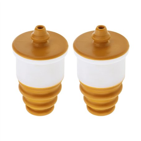 ECSiNG 2 Pièces Support de Butée de Choc Arrière Tampon d'amortisseur Arrière Bloc en Caoutchouc Support de Butée d'essieu Arriè