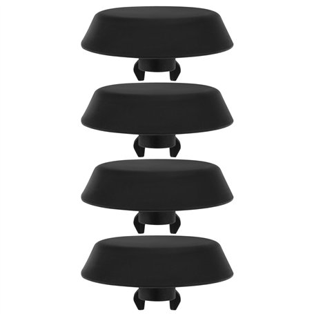 ECSiNG Lot de 4PCS Tampons de Support de Cric de Voiture en Plastique 51711960752 Compatible avec BMW E36 318 323 325 M3 Noir