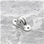 LT Easiyl 4 Pièces Poulies en Métal Bloc Diamètre 25mm avec Poulies à Roulement à Billes Poulie Directionnelle à Angle réglable