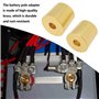 LT Easiyl 1 paire d'adaptateurs M6 en laiton pour bornes de batterie M6 positives ou négatives pour batteries de voiture au lith