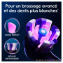 Oral-B Lot De 4 Brossettes De Rechange Radiant White, Authentiques, Noires, Brossage Avancé Grâce Aux Pétales De Polissage pour 