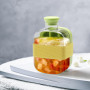 Ice Cube Bottle, bouteille de glaçons, bac à glaçons, bouteille à glaçons avec couvercle et récipient, bac à glaçons, bouteille