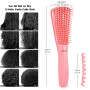BESTOOL Brosse à cheveux, brosse à démêlage pour les cheveux naturels noirs, brosse cheveux bouclés pour les cheveux bouclés afr