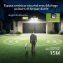 Philips Lampe de sécurité solaire Extérieur 302 LED 1200 lm, projecteur mural étanche à énergie solaire avec détecteur de mouvem