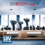 Bosch Professional Perceuse/visseuse sans fil GSR 18V-90 FC Système FlexiClick, couple dur de 64 Nm, moteur sans balais, 2 vites