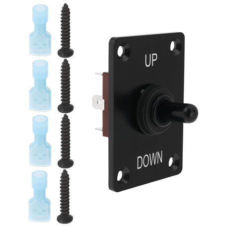 Briny River 1 Ensemble 12 V 5 A 3 Broches Commande Trim Bateau Interrupteur à Bascule Marin Interrupteur Haut Bas Panneau Comman