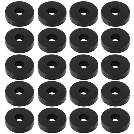 Briny River Lot de 50 Rondelles Plates en Caoutchouc EPDM Diamètre Intérieur 3 Mm Diamètre Extérieur 10 Mm épaisseur 2