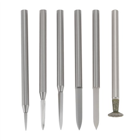 Briny River Lot de 6 forets de sculpture sur bois de 0