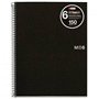 Cahier à Spirale Miquelrius Noir A5 150 Volets (5 Unités)
