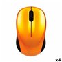 Souris sans-fil Verbatim GO NANO Noir Orange 1600 dpi (4 Unités)
