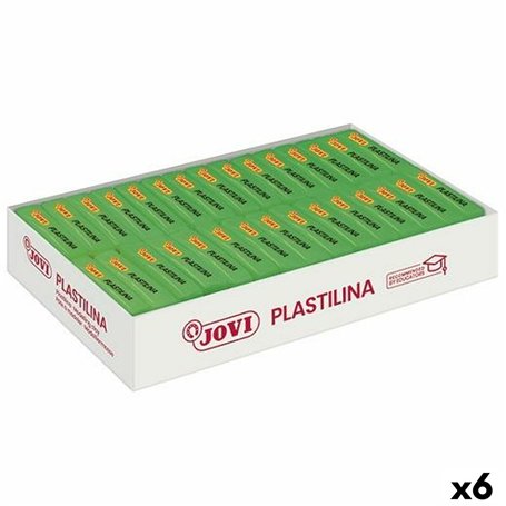 Pâte à modeler Jovi Vert clair 30 Pièces (6 Unités)