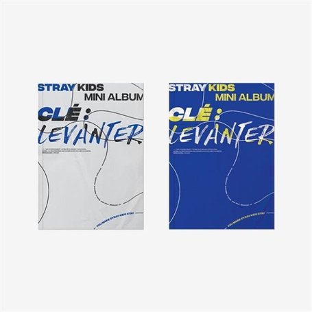 STRAY KIDS Clé : Levanter Album (Levanter Version) CD+Photobook+3 QR Photocards+(Extra 4 Photocards + 1 Double-Sided Photocard)