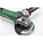 HiKOKI Meuleuse d’angle - 125mm, 1320W, moteur sans balais, vitesse variable, protection contre le recul, poignée fine, verrouil