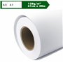 Rouleau de papier pour traceur mat 128 g/m² 61 cm x 30 m A1 A2 pour traceur à jet d'encre universel imperméable à l'eau Convient