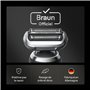 Braun Tête De Rasoir Electrique Homme Series 7 74S ORIGINALE, Remplacement De La Grille Pour Un Rasage De Près, Lames Flexibles,