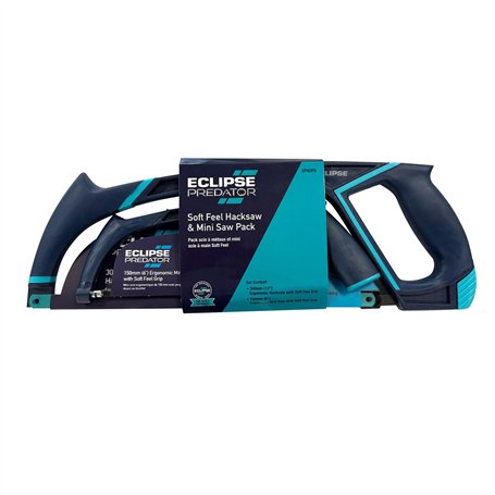 Eclipse Professional Tools EPH2PS Scie à métaux (12") et mini scie à métaux (6") - Scie à main ergonomique à prise en main confo