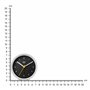Réveil analogique classique Braun avec fonction snooze et lumière, mouvement à quartz silencieux, bip de l’alarme en crescendo,