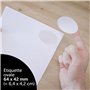 Avery Étiquettes Autocollantes Ovales 64x42 mm - Pack de 180 Papier Blanc Mat - Personnalisables Étiquette Avery Imprimables Las