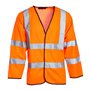 Blackrock Hi Vis Yellow and Orange Long Sleeve Waistcoat