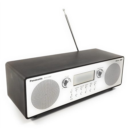Panasonic Radio DAB/FM RF-D100BTEGT I Fréquences FM/DAB/DAB+ Bluetooth 10W Egaliseur 5 préréglages Horloge fonctionne sur secteu