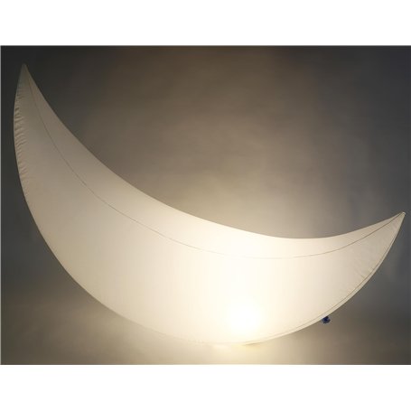 Toyland® Géant Gonflable Flottant Multi Couleur LED Décoration Lumineuse en Forme de Lune - 1.35m x 43cm x 89cm (53" x 17" x 35"