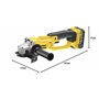 DEWALT DCG412M2 Meuleuse 18V LI-ION XR / 4AH, jaune