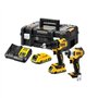DEWALT DCK2062D2T-QW Batterie combinée 18 V/2 Ah (2 pièces) Noir/Jaune
