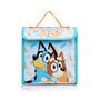 Bluey Ensemble sac à dos 4 pièces avec sac à déjeuner, bouteille d'eau et trousse à crayons, cartable pour garçons avec poche ka