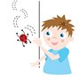 Baker Ross Lot de 6 Coccinelles Murales Rampantes - Idéal comme cadeau de pochette surprise, P3932