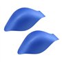 2 pièces Hommes Maillots de Bain agrandir Poche Pad 3D Maillot de Bain Maillot de Bain Short sous- vêtements Pad (Bleu) décorati