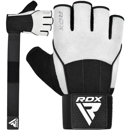 RDX Gants de Musculation halterophilie D'entraînement avec 3 Plaques de Poignet