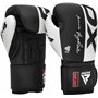 RDX Gants de Boxe pour D'entraînement et Muay Thaï, Gants en Maya Hide Cuir pour Sparring, Kickboxing, Sacs de Frappe, Compétiti