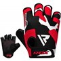 RDX Gants de Fitness Musculation d'haltérophilie D'entraînement, Antidérapant Rembourré Paume Protection Weightlifting Gloves, C