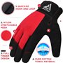 RDX Gants De Musculation Gant Fitness Gymnastique Sport Anti-Dérapant, Protection Paume Adhérence Entrainement Halterophilie Rem