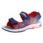 Sandales de Sport Lumineuses Spiderman Bleu/Rouge