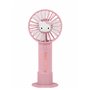 OTL Technologies Ventilateur à main portable Hello Kitty avec batterie rechargeable rose et or