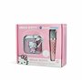 Hello Kitty Mini haut-parleur de karaoké LED sans fil avec microphone Bluetooth Rose Changement de couleur