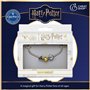 The Carat Shop Harry Potter - Bracelet à Breloques Charms argenté avec Les reliques de la Mort, Vif d'or et Voie 9 3/4-17cm
