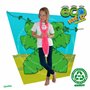 EcoBuddiez Tree Huggers - Singe-Écureuil Rose de Deluxebase. Peluche bébé à Suspendre de 72 cm fabriquée en Bouteilles Plastique