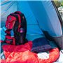 TRIXES Coussin d'oreiller de Voyage Gonflable Doux Bleu Marine pour Camping – Oreiller Compact Gonflable pour Plage, Chaise Long