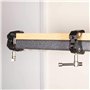 2x Pince crabe - Support de montage - Clip de support de panneau mural de bureau Filetage professionnel 1/4" et 3/8" - Support d