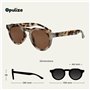 OPULIZE RIO - Lunettes de Lecture Solaires - Monture Plate - Protection UV400 - Écaille de Tortue Marron - Hommes Femmes - Charn