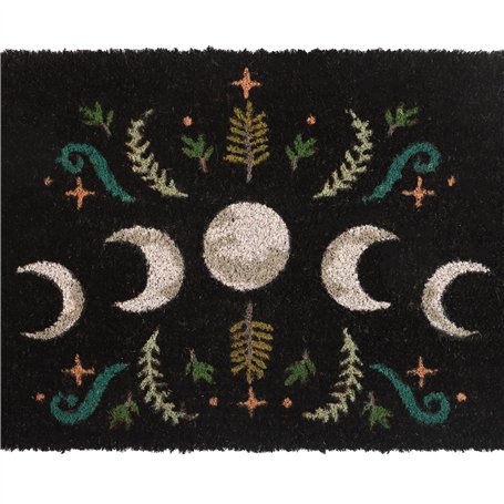 Something Different Wholesale Paillasson Mystical Woodland Phase de lune – Enchanteur noir forêt sombre magique